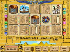 Treasures of Pharaohs 15 Line
